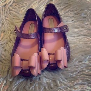 Mini Melissa size 7 toddler girl shoes